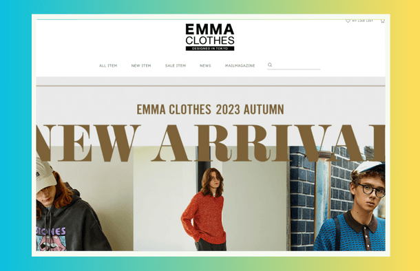 EMMA CLOTHES（エマ クローズ）2024冬男子高生ファッションホームページ