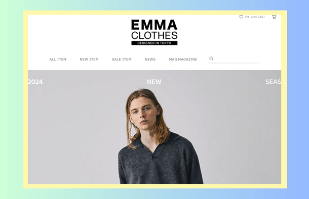 男子高校生メンズは服をどこで買うEMMA CLOTHES（エマ クローズ）ホームページ